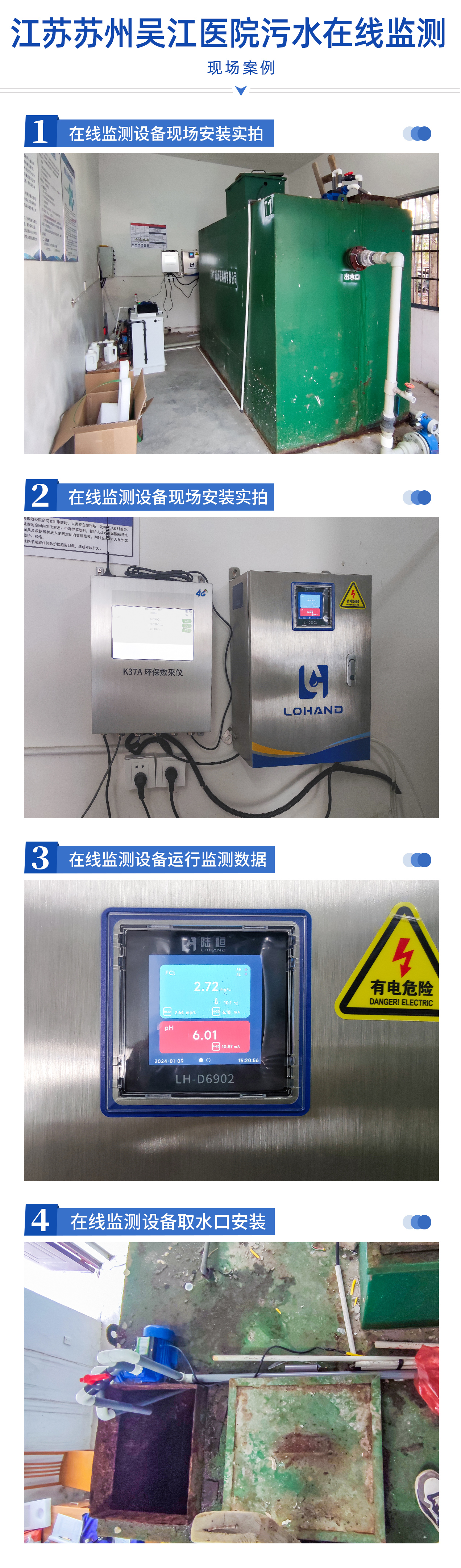 陆恒案例 | 江苏苏州吴江医院污水在线监测(图1)